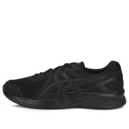 Asics: Чёрные кроссовки 