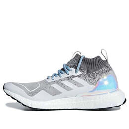 Adidas: Серые кроссовки 