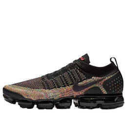 Nike: Чёрные кроссовки  Air Vapormax Flyknit 2