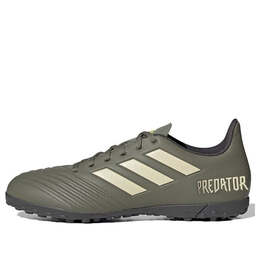 Adidas: Зелёные кроссовки  Predator