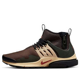 Nike: Коричневые кроссовки  Air Presto Mid Utility