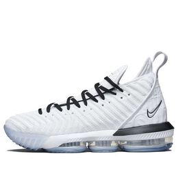 Nike: Белые кроссовки  Lebron 16