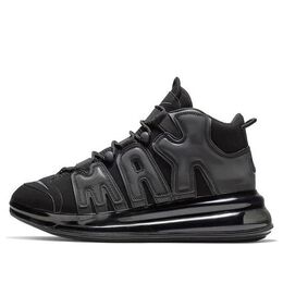 Nike: Чёрные кроссовки  Air More Uptempo