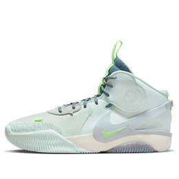 Nike: Зелёные кроссовки  Air