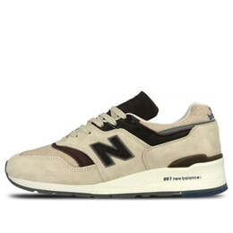 New Balance: Кроссовки  997 цвета хаки