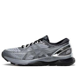 Asics: Серые кроссовки 