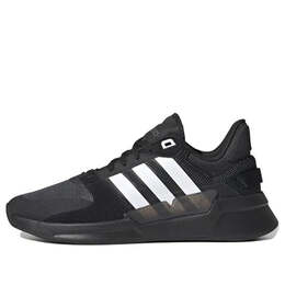 Adidas: Чёрные кроссовки 
