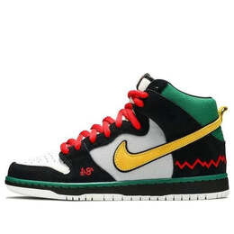 Nike: Чёрные кроссовки  Dunk High