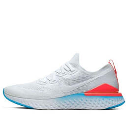 Nike: Белые кроссовки  Epic React Flyknit 2