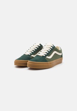 Vans: Зелёные кроссовки  Old Skool