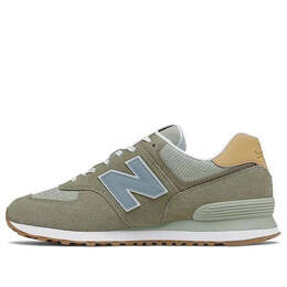 New Balance: Серые кроссовки  574