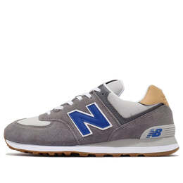 New Balance: Серые кроссовки  574