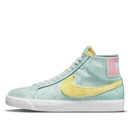 Nike: Зелёные кроссовки  Blazer Mid Premium