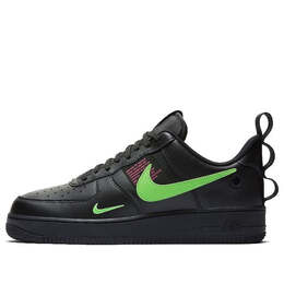 Nike: Чёрные кроссовки  Air Force 1