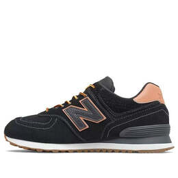 New Balance: Чёрные кроссовки  574