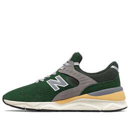 New Balance: Зелёные кроссовки 