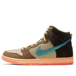 Nike: Коричневые кроссовки  SB Dunk High Pro