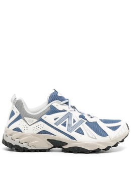 New Balance: Синие кроссовки 