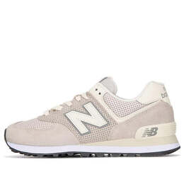 New Balance: Бежевые кроссовки  574