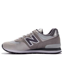 New Balance: Серые кроссовки  574