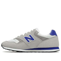 New Balance: Серые кроссовки  393