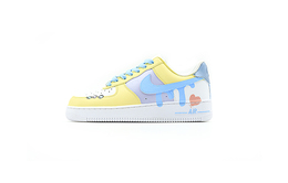 Nike: Жёлтые кроссовки  Air Force 1