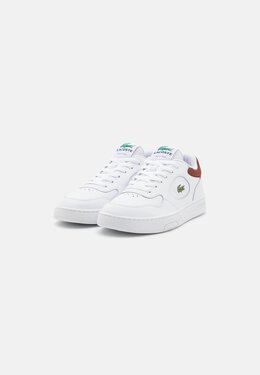 Lacoste: Белые кроссовки 