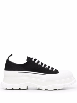 Alexander McQueen: Чёрные кеды  Tread Slick