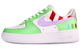 Nike: Зелёные кроссовки  Air Force 1