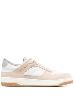 Santoni: Белые кроссовки 