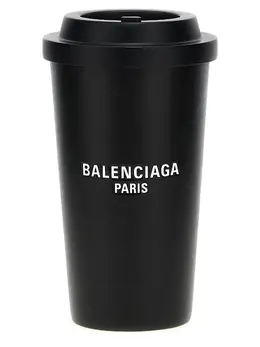 Balenciaga: Чёрный клатч 