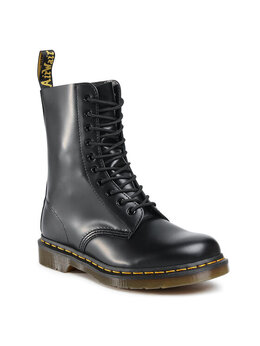 Dr. Martens: Чёрные ботинки 