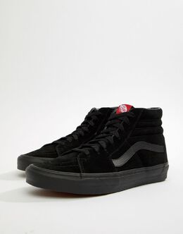 Vans: Чёрные кеды  Sk8-Hi