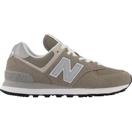 New Balance: Серые кроссовки  574