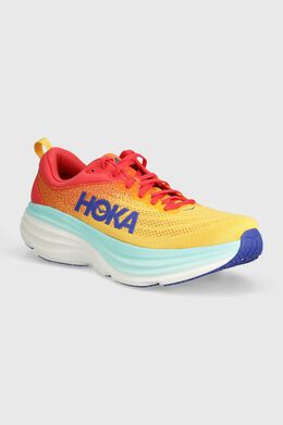 HOKA: Оранжевые кроссовки 