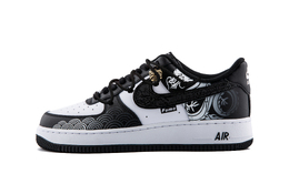 Nike: Чёрные кроссовки  Air Force 1