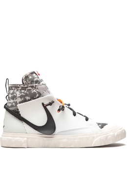 Nike: Белые кеды  Blazer Mid