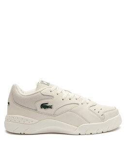 Lacoste: Белые кроссовки 
