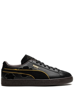 PUMA: Чёрные кроссовки  Suede