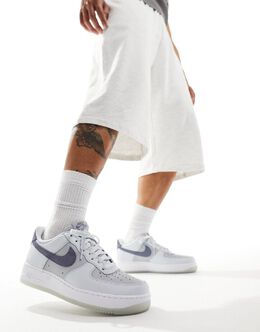 Nike: Серые кроссовки  Air Force 1