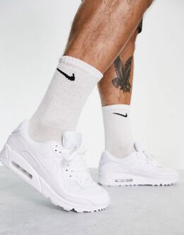 Nike: Белые кроссовки  Air Max 90 Recraft