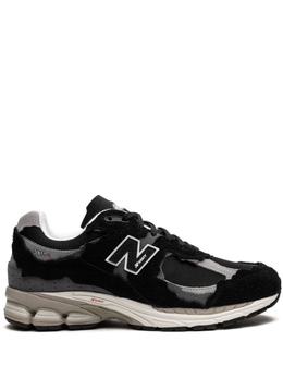 New Balance: Чёрные кроссовки  2002R