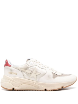 Golden Goose: Белые кроссовки  Running Sole