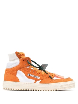 Off-White: Оранжевые кроссовки  Off Court