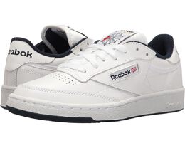 Reebok: Белые кроссовки  Club C 85