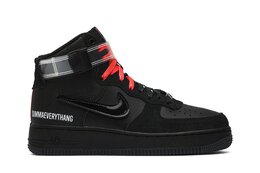 Nike: Чёрные кроссовки  Air Force 1 High