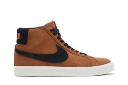 Nike: Коричневые кроссовки  Blazer SB