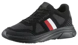 Tommy Hilfiger: Чёрные кроссовки  Runner