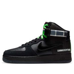 Nike: Чёрные кроссовки  Air Force 1 High