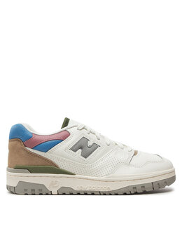 New Balance: Белые кроссовки 
